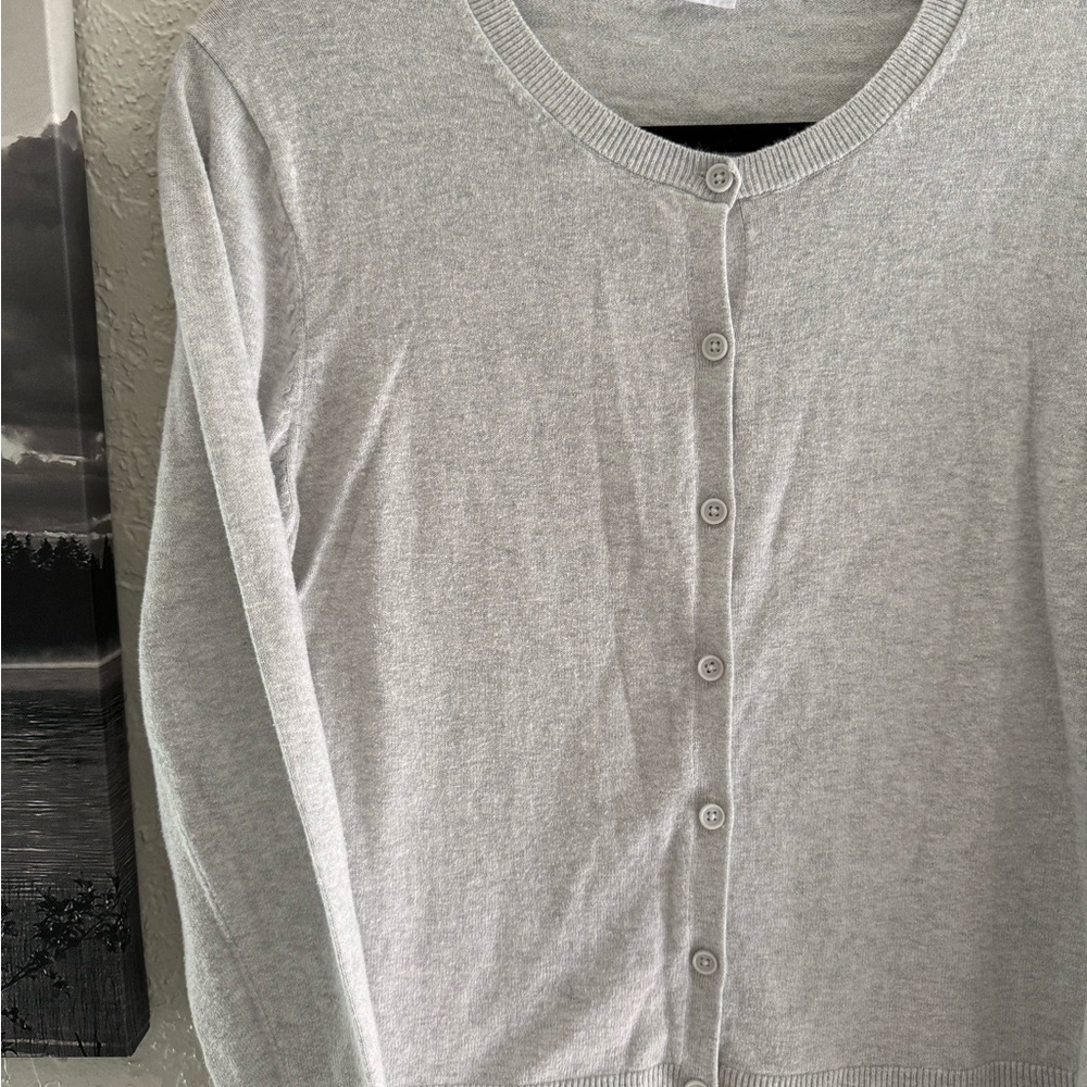 GAP Women's Black and Light Gray Cardigan Set LOT - Classic Cardigan - Picture 13 of 16